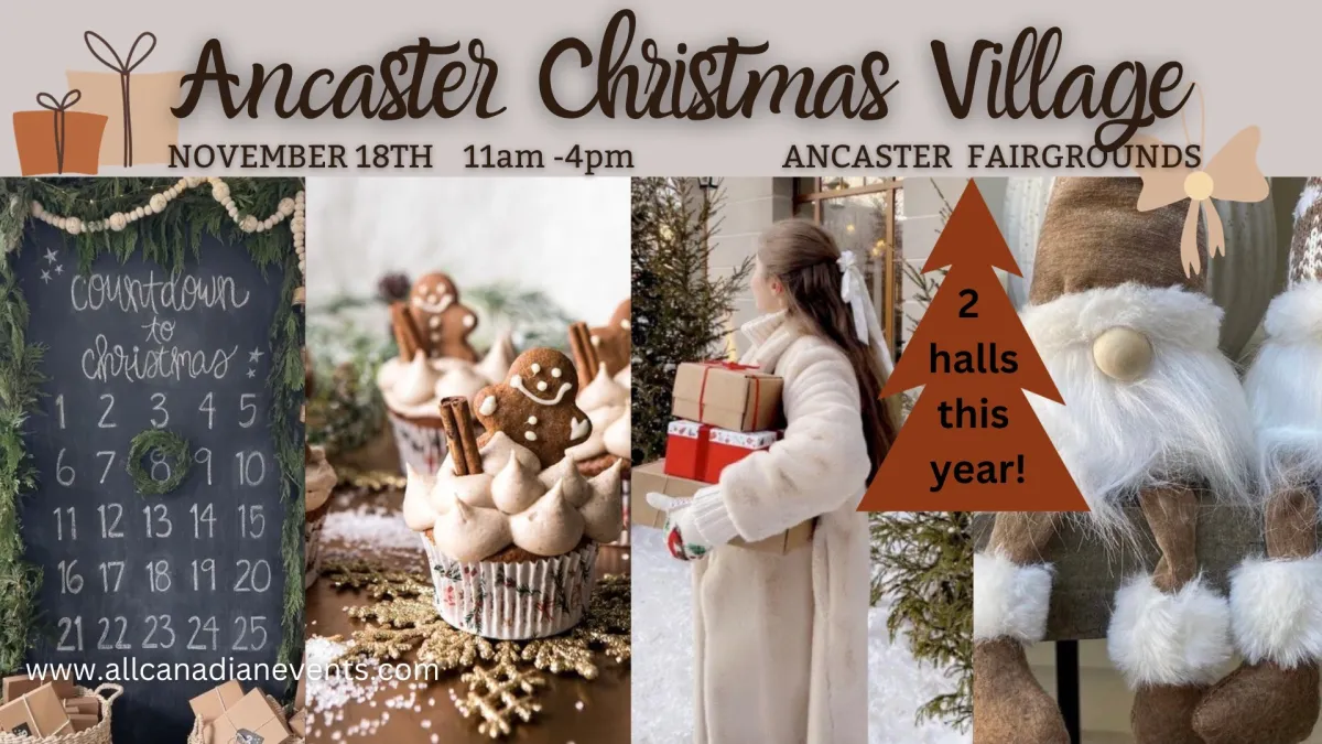 Ancaster Christmas Village 11am to 4pm